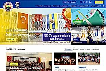Fenerbahçe Koleji Web Tasarım
